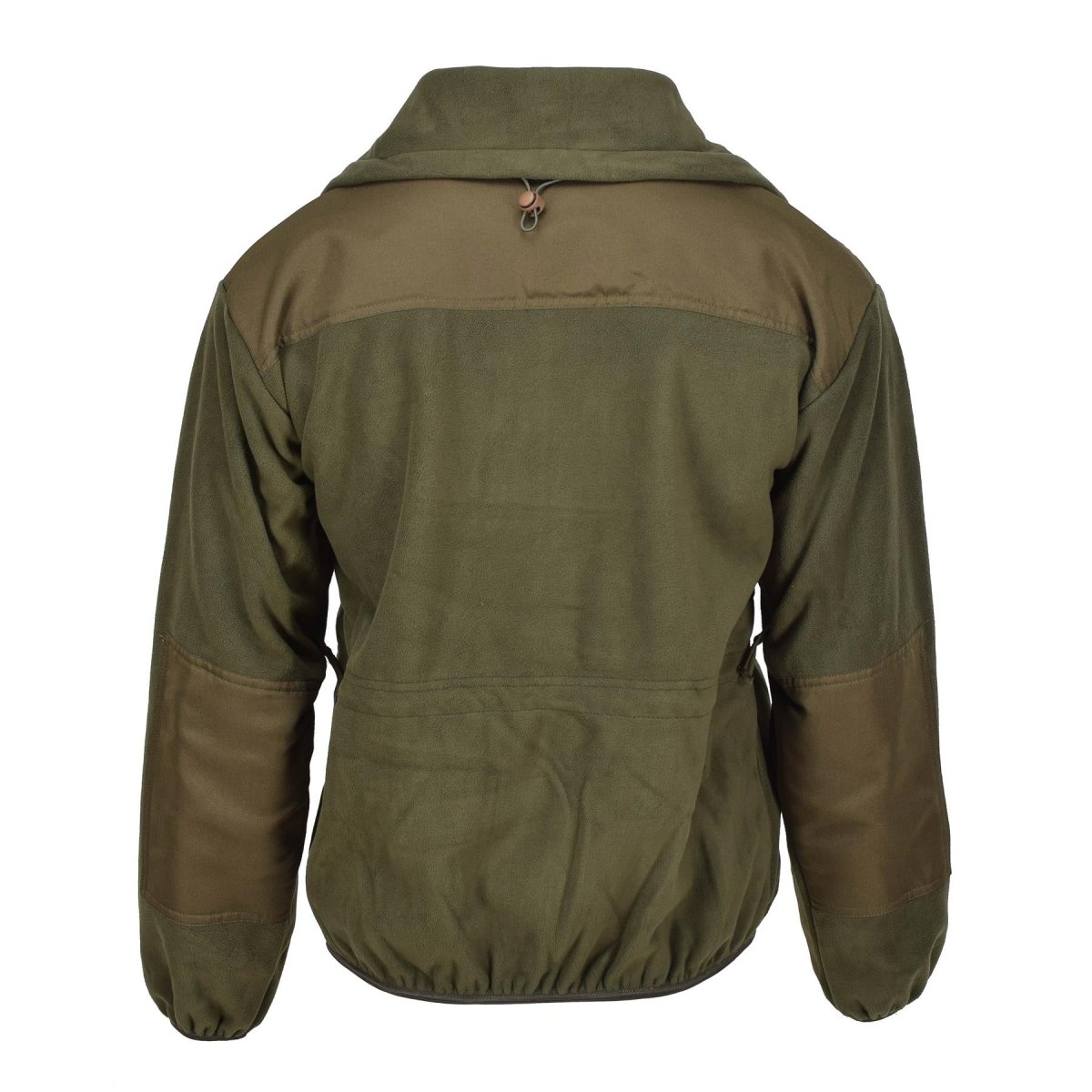 Blochl Brand Fleecejacke im österreichischen Militärstil, hoher Kragen, durchgehender Reißverschluss, atmungsaktiv