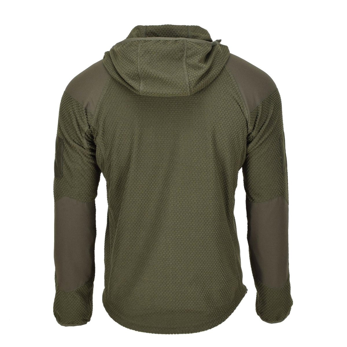 Blochl Brand Military Style Fleece Thermojacke mit Kapuze und verstärkter Olive NEU