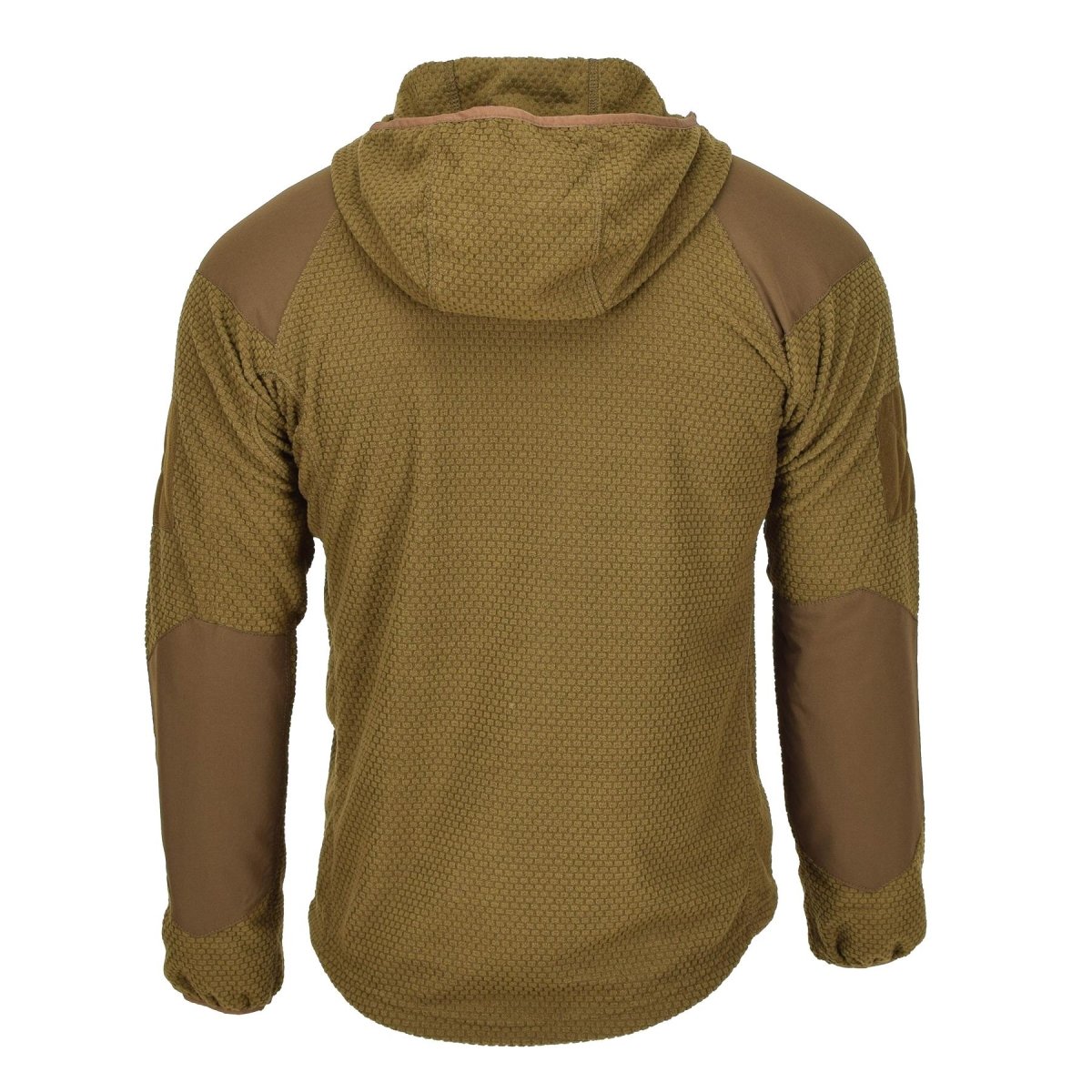 Blochl Brand Jacke im Military-Stil mit Kapuze, Thermofleece verstärkt, Coyote NEU