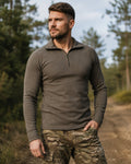 Blochl Brand Militär-Stil Jersey-Hemden Thermo-Unterhemden mit hohem Kragen NEU