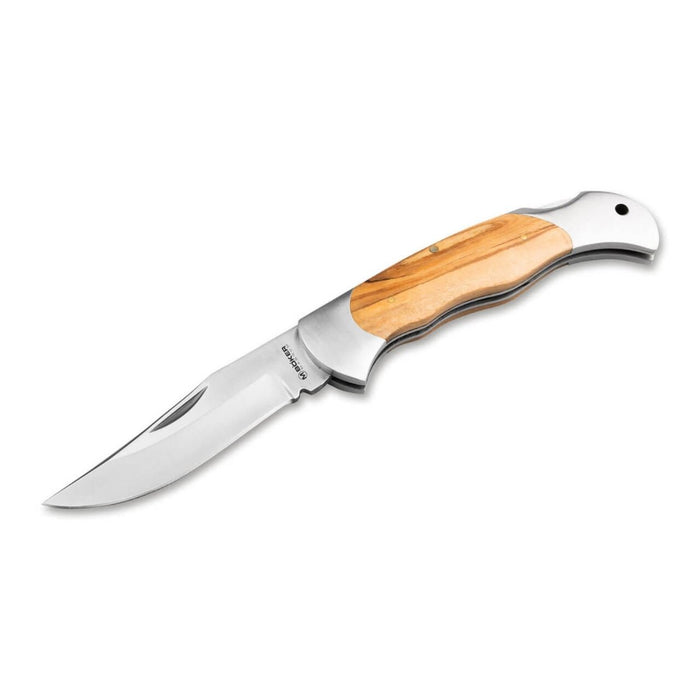 BOKER Classic Hunter One Klapptaschenmesser kompakter 440A-Stahl mit Holzgriff - GoMilitar