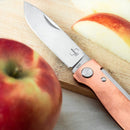 Böker Plus Atlas Klapptaschenmesser 12C27 Stahlklinge Kupfergriff Bronze