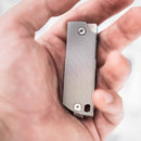 Böker Plus BabyX Klapptaschenmesser, D2-Klinge, Edelstahlgriff, Grau