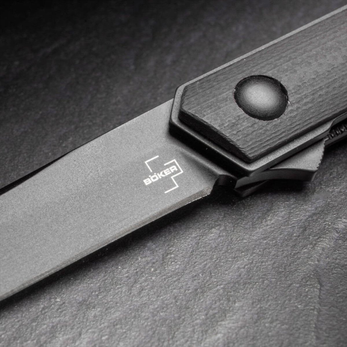 Böker Plus Kwaiken Air Mini Klapptaschenmesser VG-10 Klinge G10 Griff Schwarz