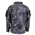 Marke Armee Militärstil Kampfjacke Mission Snake Black Camouflage Uniform