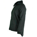 military surplus parka liner in olive color fleece material
