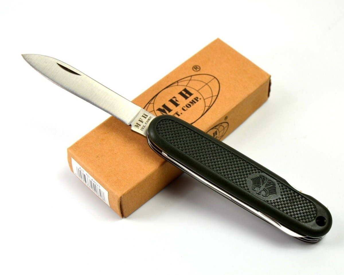BW Bundeswehr Taschen-Multitool Klappmesser. Bundeswehr Adlermesser