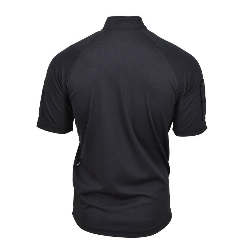 Echtes britisches funktionelles Polizei-T-Shirt, atmungsaktives Activewear-Shirt, schwarzes Hemd, NEU
