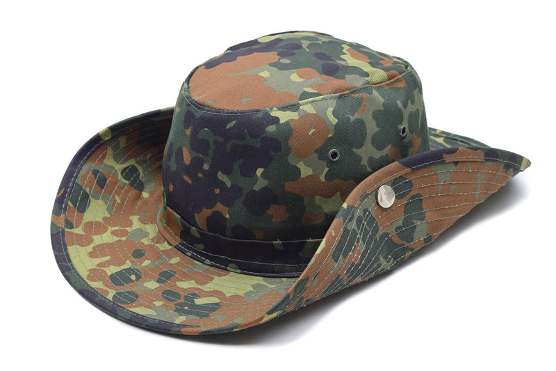 MFH Marke Militärischer Buschhut Flecktarn Panamahut Dschungel Sommermütze NEU