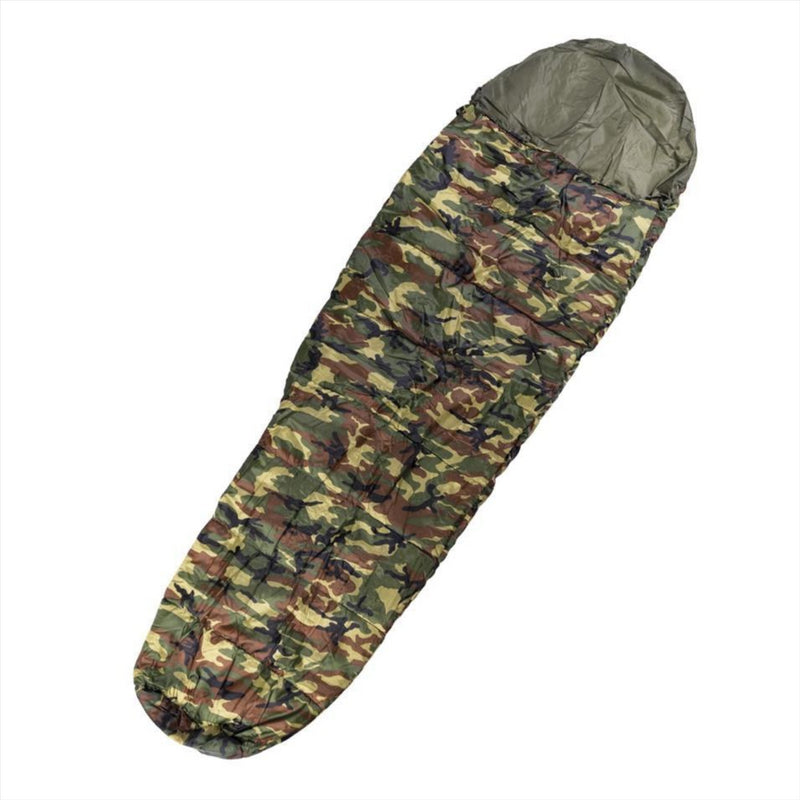 MIL-tec Commando Schlafsack 225 cm 2 Wege Reißverschluss links leicht