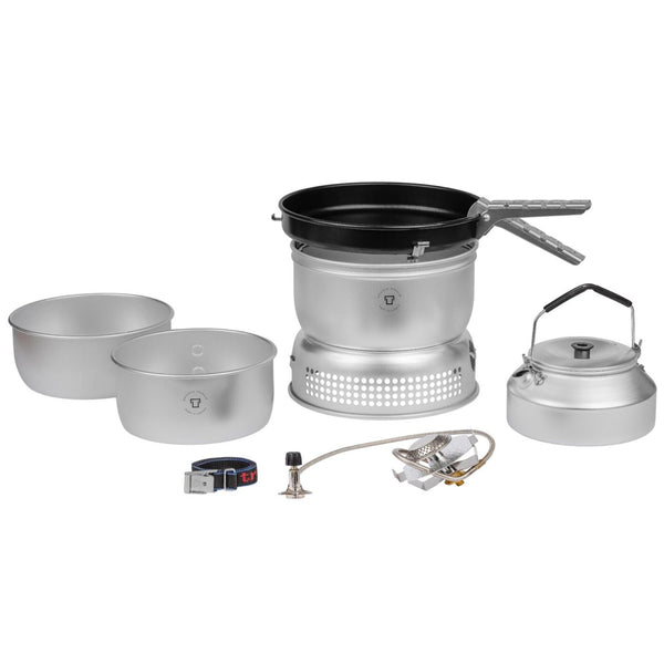 Tungsten Camping Kochherd Set Aluminium Outdoor Wandern Pfanne Topf Windschutzscheibe