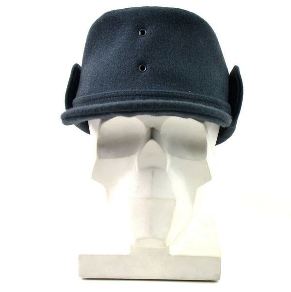 Original schwedische Armee Woll-Wintermütze. Blaue schwedische Wintermütze NEU