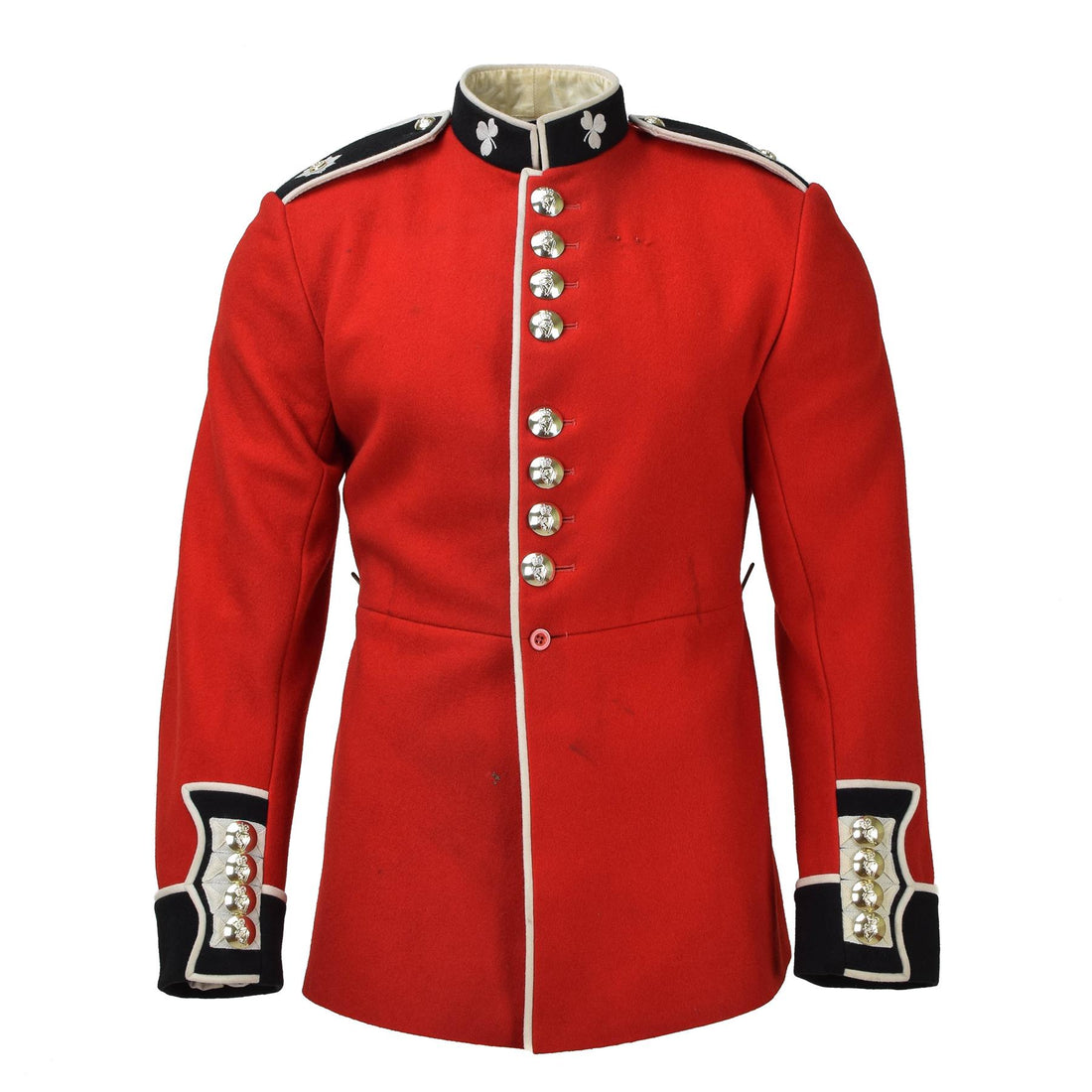 Echte britische Armeejacke, Uniform, Tunika, rotes Kleid, scharlachrote Gardekavallerie