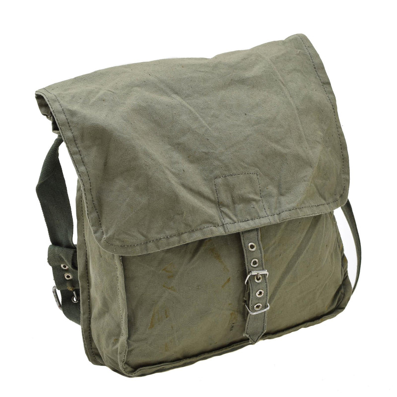 Original bulgarische Militär Olive Schultertasche verstellbaren Riemen Outdoor Reisen