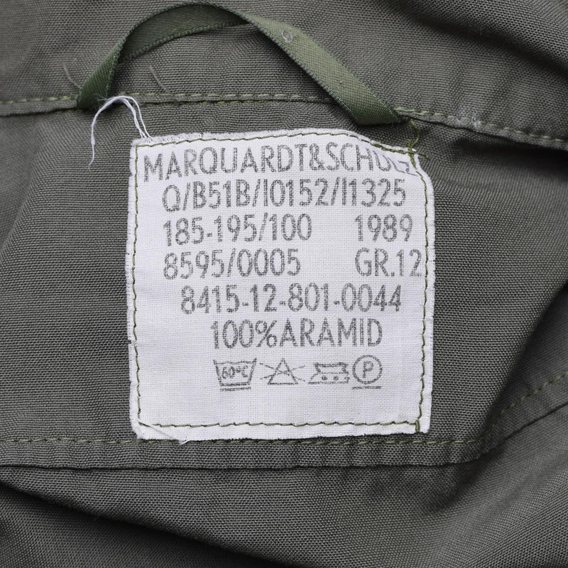 Original Bundeswehr Overall oliv OD Panzerkampfanzug Aramid