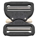 COBRA PRO STYLE Belt Buckle 50mm Quick Release Heavy Duty Aluminium Black - GoMilitar