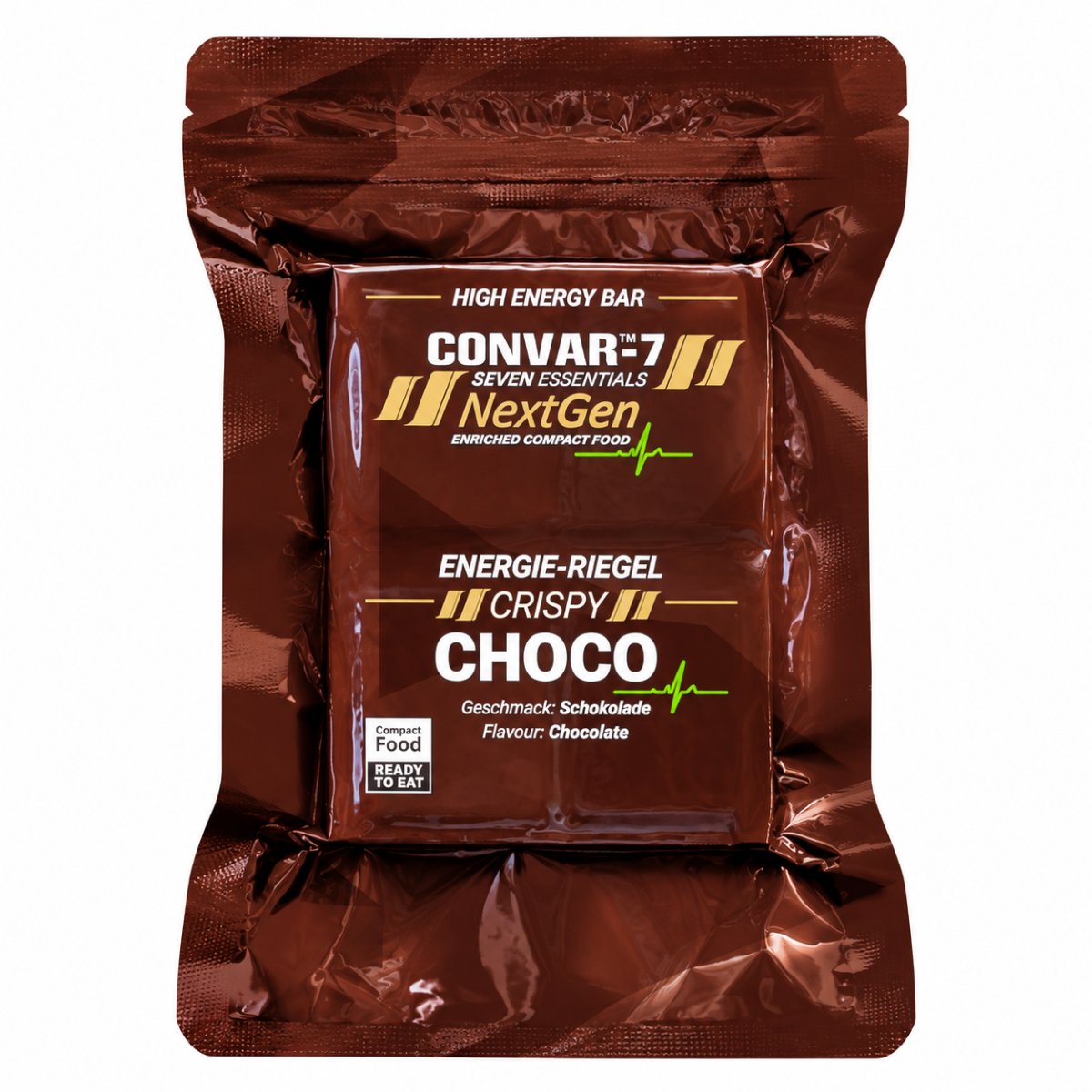 CONVAR-7 NextGen Energieriegel, 120 g, langlebige Notfallnahrung, verschiedene Geschmacksrichtungen
