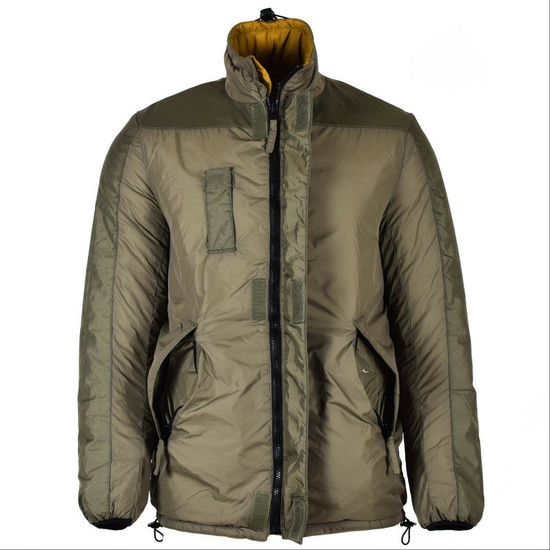 Thermo-Wendejacke der niederländischen Armee, Olive OD Coyote, Softie für kaltes Wetter, NEU