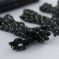 TAC MAVEN Zeltplanen-Abspannleinen-Set, 7 Kern-Polyesterspanner, Schwarz