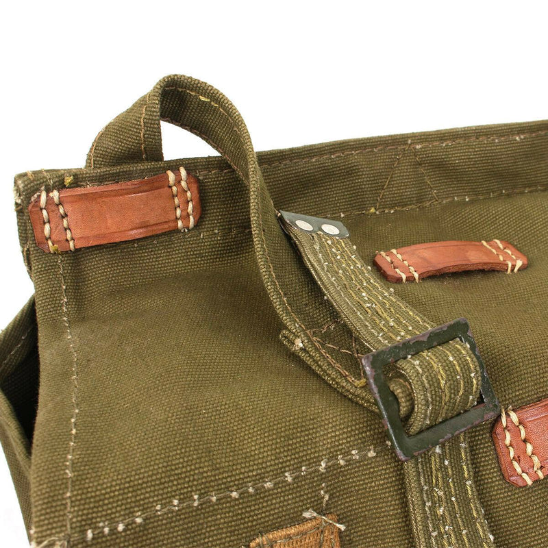 Original rumänische Armee Brotbeutel Militär Überschuss Olive Canvas Brotbeutel Überschuss