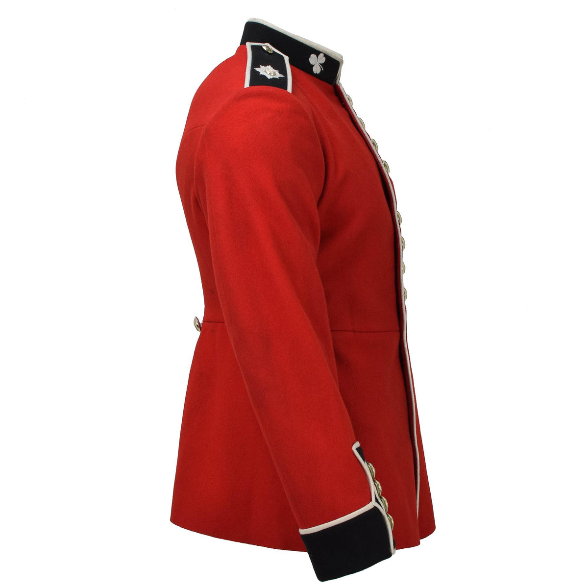 Echte britische Armeejacke, Uniform, Tunika, rotes Kleid, scharlachrote Gardekavallerie
