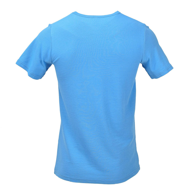 Leo Kohler Army Sport T-Shirt kurzarm leichtes BW Adler Hemd blau