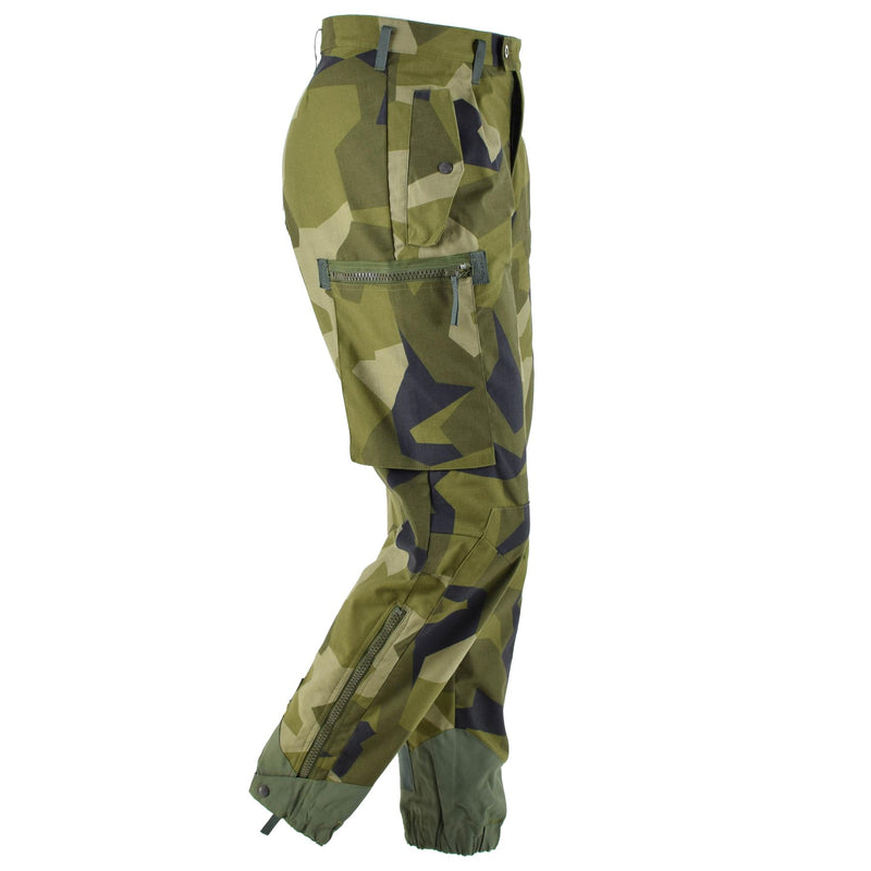 Original schwedische Militärhose M90 ​​Splinter Camouflage Feldkampfhose BDU