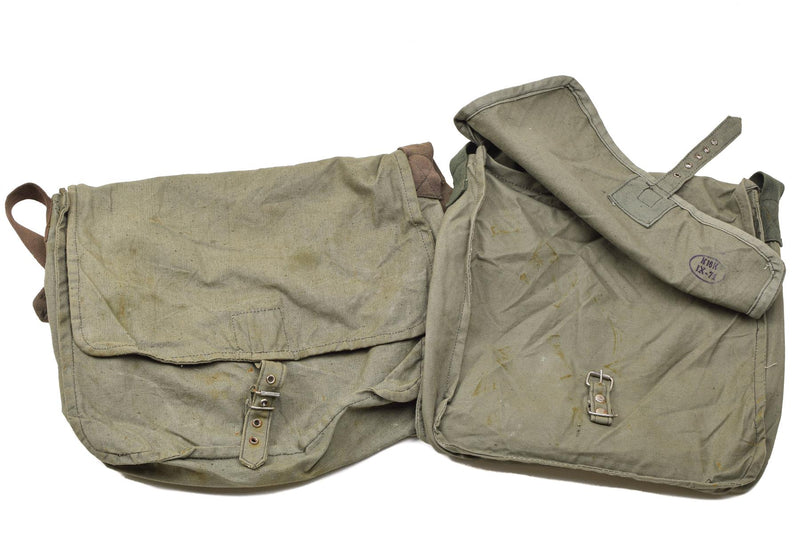 Original bulgarische Militär Olive Schultertasche verstellbaren Riemen Outdoor Reisen