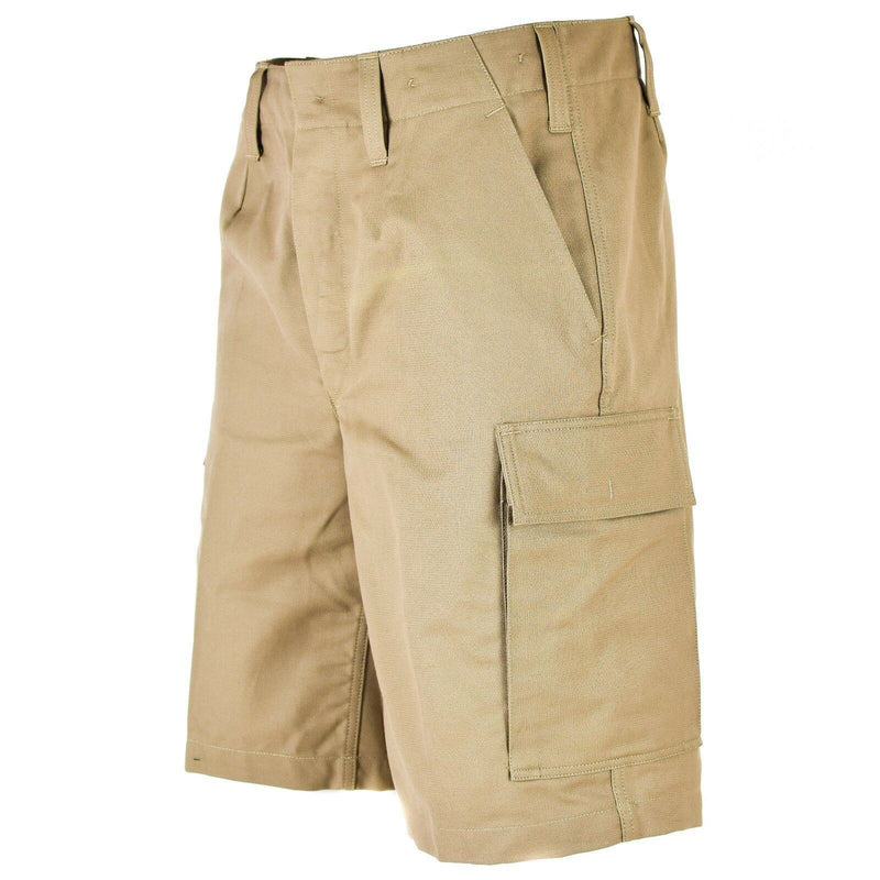 Original Bundeswehr Moleskin Shorts Strapazierfähige Sommer Cargohose Khaki Beige NEU