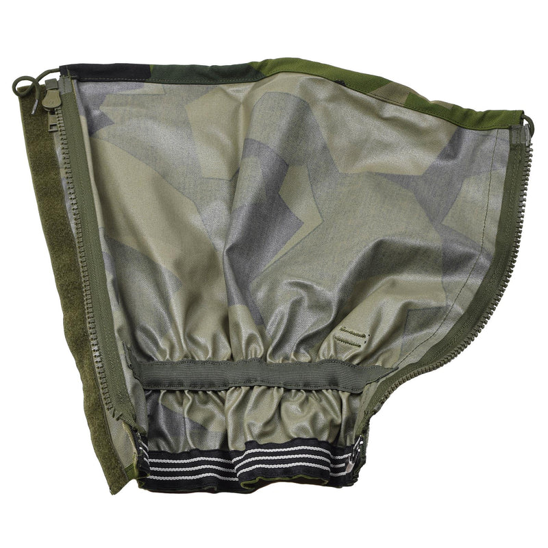 TACGEAR Gamaschen wasserdicht Schwedische Armee M90 ​​Splittertarn Metallhaken Einheitsgröße