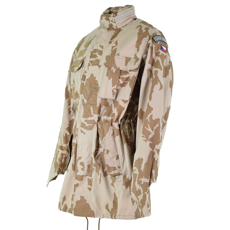 Original tschechische Armee Parka Winddichte Jacke BDU Wüstentarn Militär Überschuss NEU