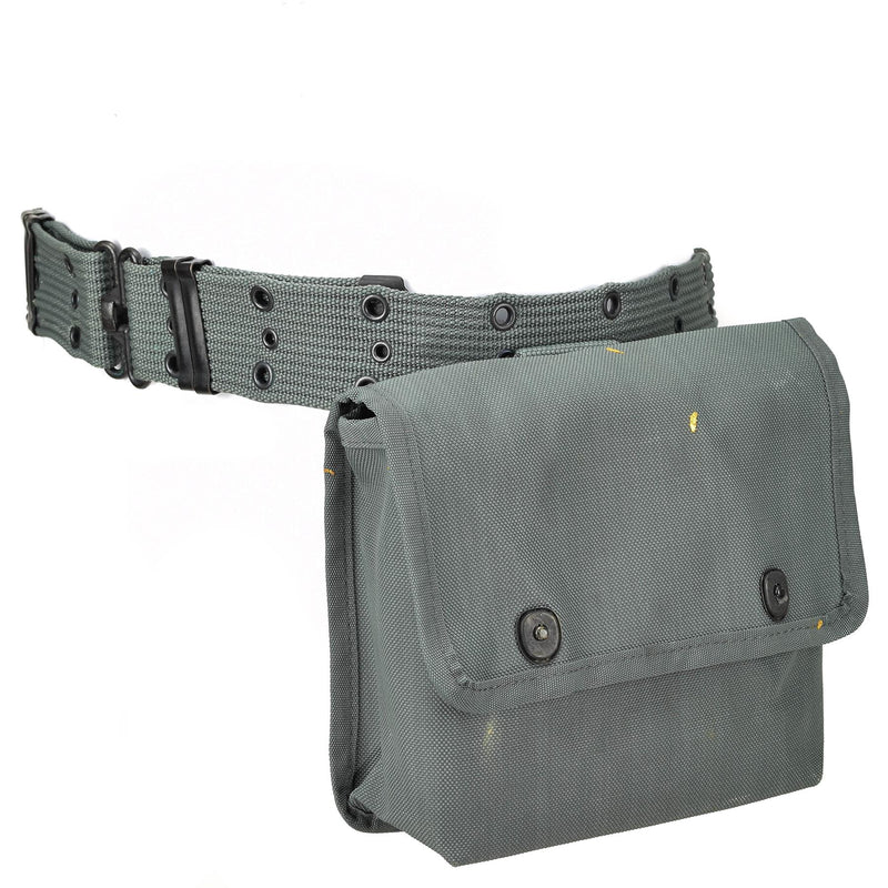 Original italienisches Polizei-Pistole-Gürtelholster mit Munitionstasche-Hüftsystem NEU