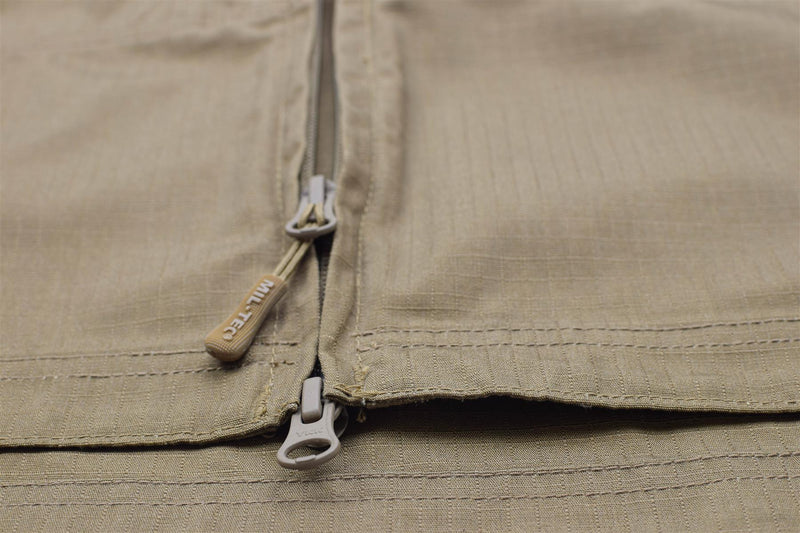 Mil-Tec Brand Militärstil Ripstop Dark Coyote Kampftruppenjacke Chimera