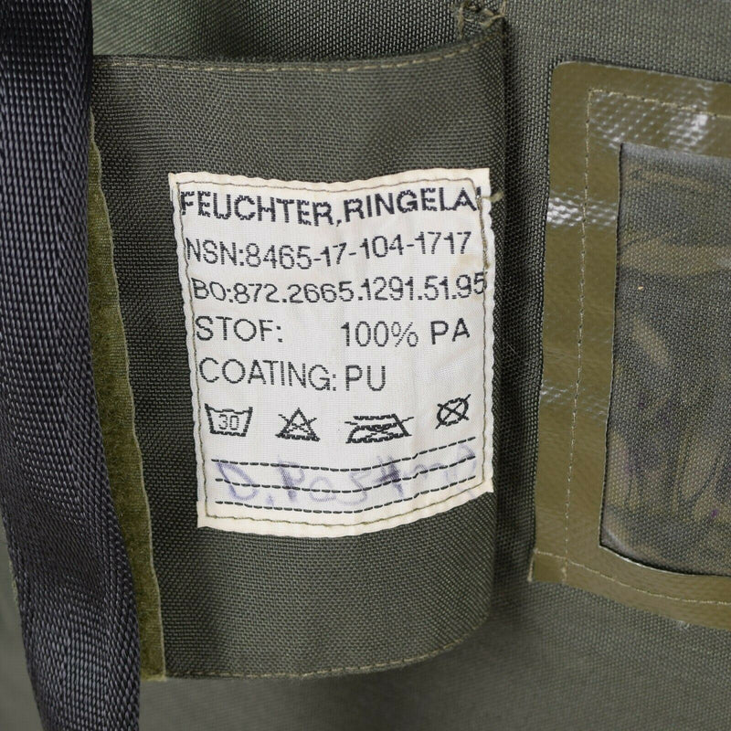 Original olivgrüner Schlafsack der niederländischen Armee. Tragetasche, Seesack