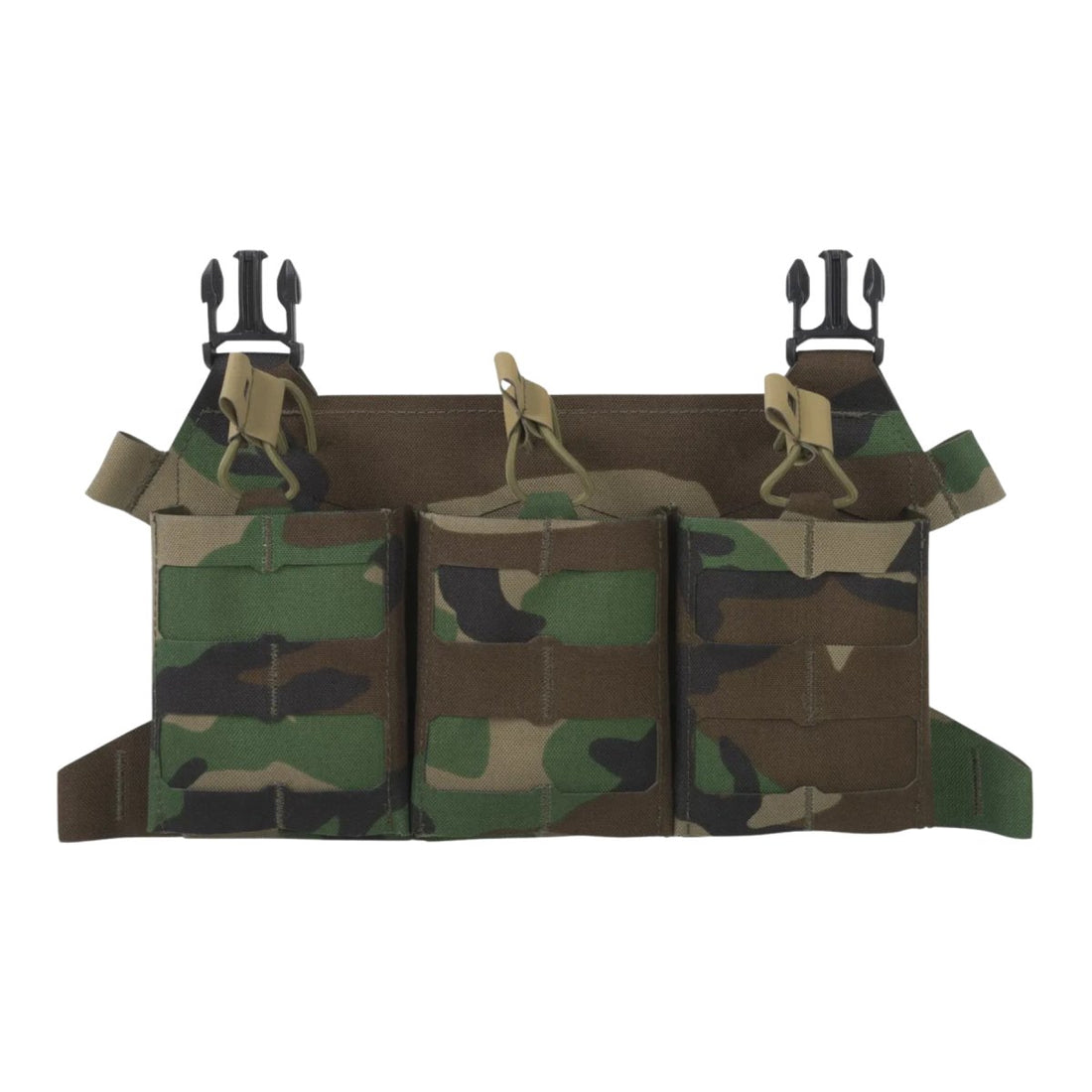 Direct Action Skeletonized Triple 308 Flap Magazintasche Woodland Camo