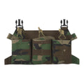 Direct Action Skeletonized Triple 308 Flap Magazintasche Woodland Camo