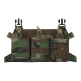 Direct Action Skeletonized Triple 308 Flap Magazintasche Woodland Camo
