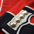 Echte britische Armeejacke, Uniform, Tunika, rotes Kleid, scharlachrote Gardekavallerie