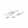 Opinel Picnic+ N°08 Besteckset Klappmesser Löffel Gabel Camping Buche