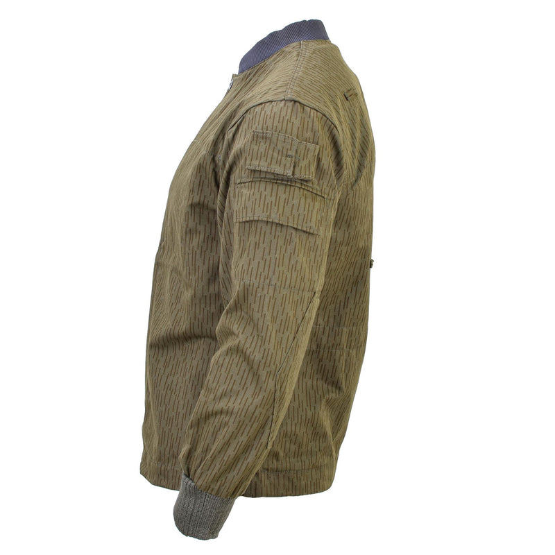 Original deutsche Militär NVA Strichtarn Camo Jacke Vintage Kampf Felduniform