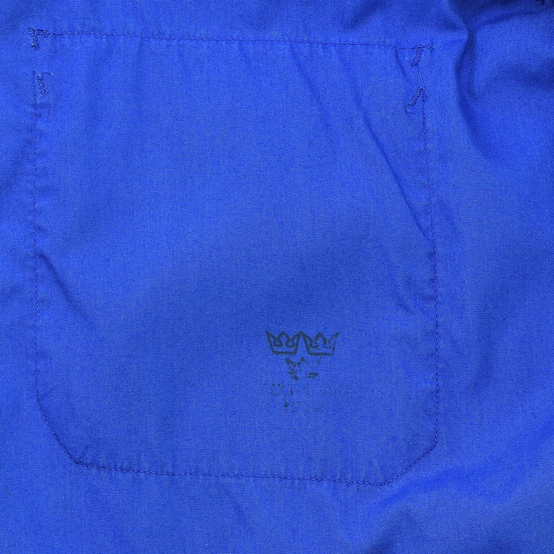 Original schwedische Militär Sportjacke Retro Vintage Trainingsanzug Sportbekleidung blau