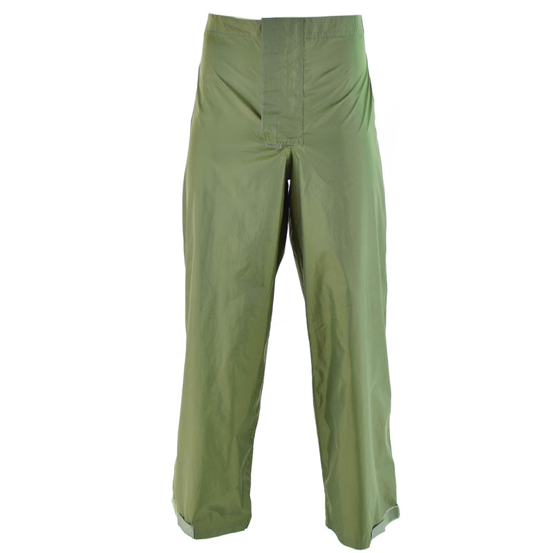 Echte dänische Armee OD Nässeschutzhose wasserdichte Regenhose Dänemark