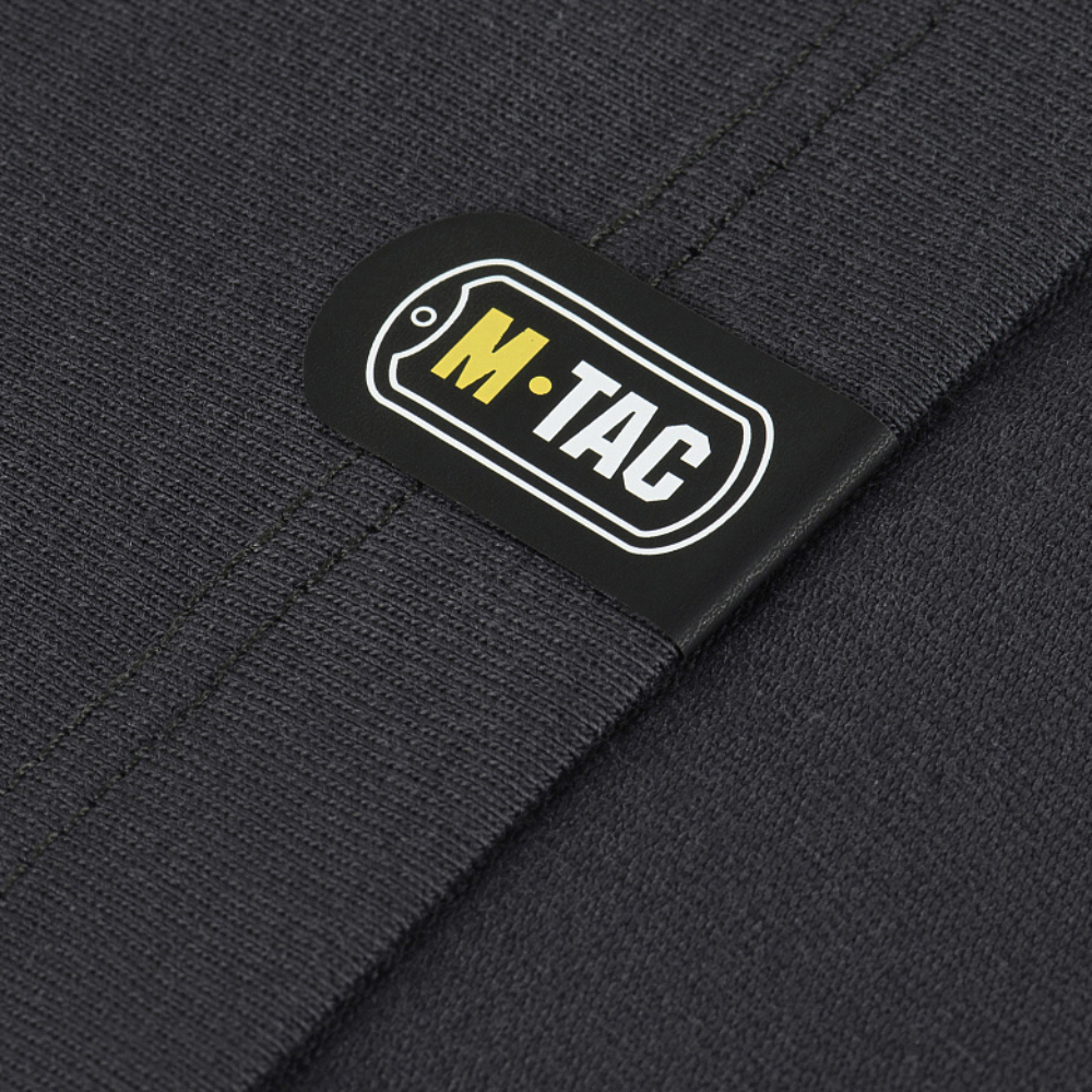M-TAC 93/7 Sommer-T-Shirt aus leichter Stretch-Baumwolle, kurzärmelig, dunkelgrau