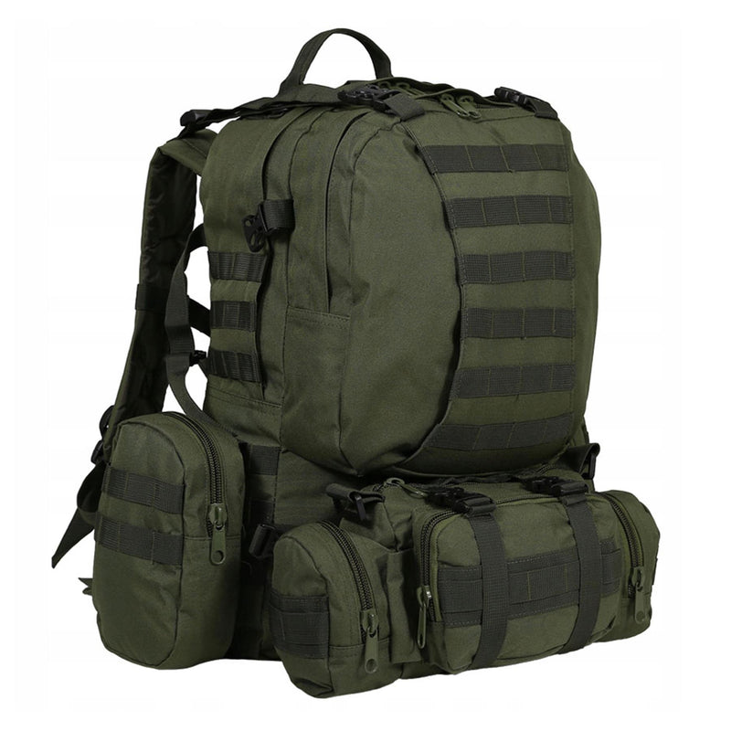 MIL-TEC DEFENSE ASSEMBLY PACK Taktik-Rucksack abnehmbarer Gürtelrucksack oliv