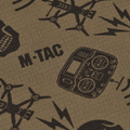 M-TAC Microfleece Neck Gaiter Drone Pattern Taktischer Outdoor-Schal Tan