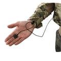 Earmor M50 Finger-Druckknopf M51 PTT Taktisches kabelgebundenes Mini-Klinkenkabel Schwarz