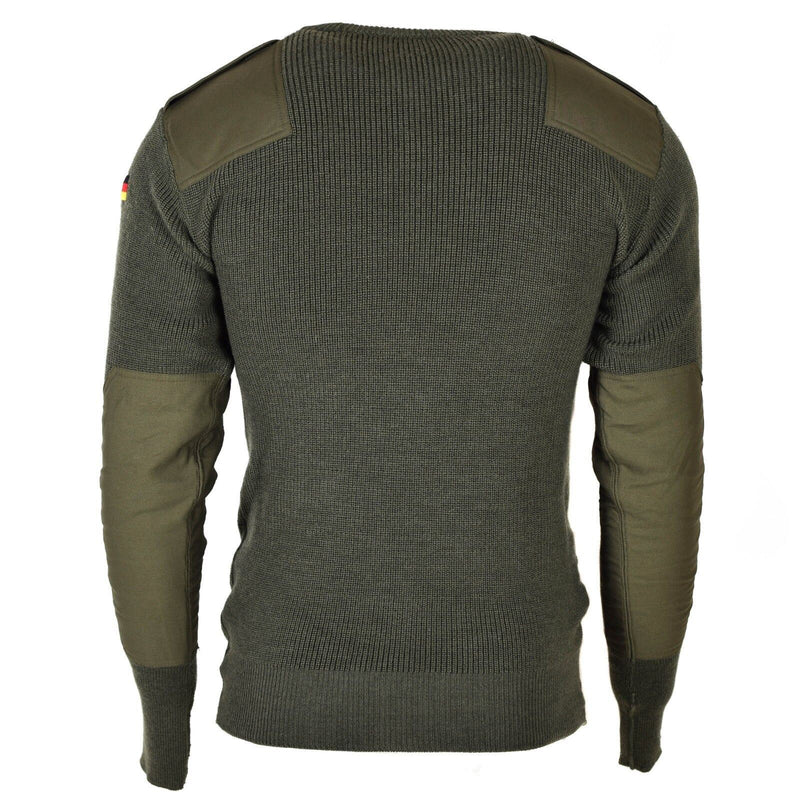 Original Bundeswehr Pullover Kommando Pullover Grün Oliv Pullover Wolle NEU
