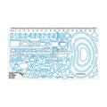 Ecopybook Tactical Scout's Ruler NATO UA Military Map Tool Blauer Rand