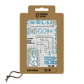 Ecopybook Tactical TS+M A6 NATO-Kartenlineal-Set, flexibler Polymer-Rand, blau