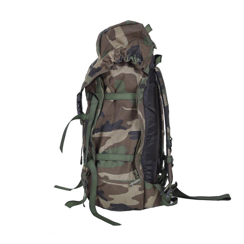 Original niederländischer Militär-Tagesrucksack, Marine-Rucksack, Wander- und Campingrucksack, Woodland, 40 l